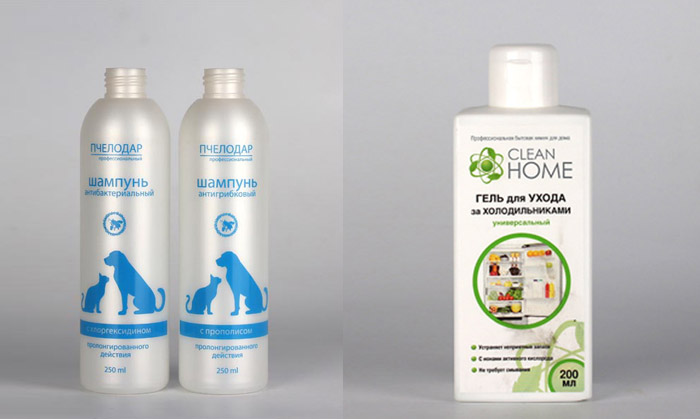 Packaging for non-standard products - cosmetics for animals and household chemistry