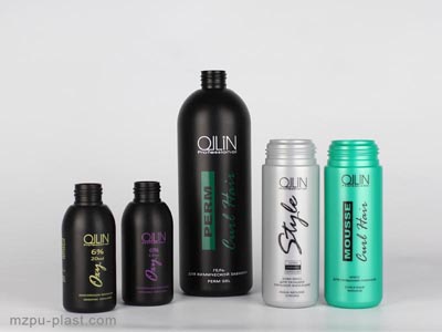 Ollin professional serie - plastic bottles for shampoo and hair care products